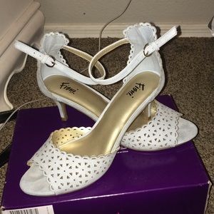 Cute Light Blue Low Heels